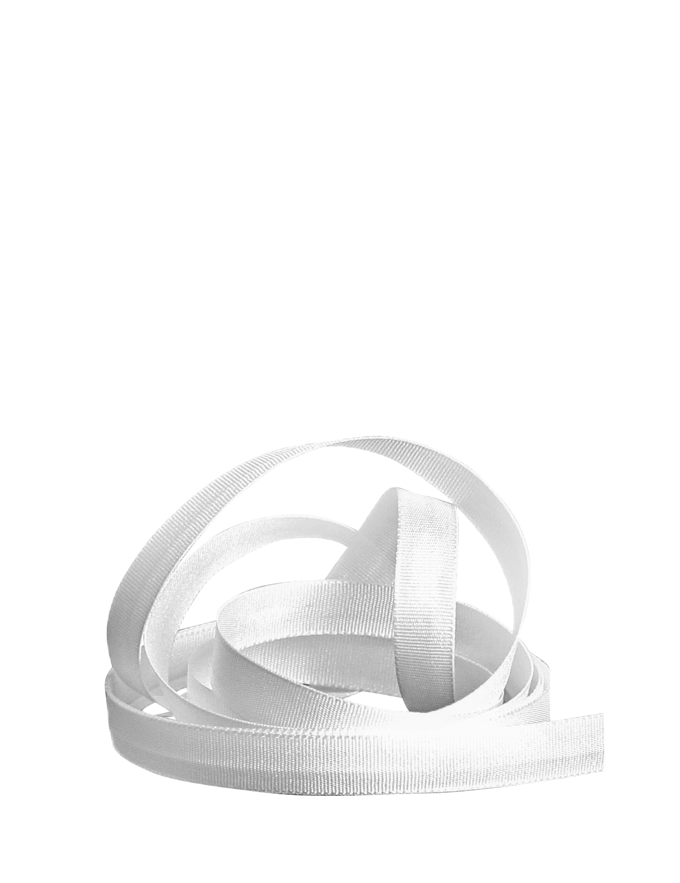 Band Taft  8 mm weiss 50m